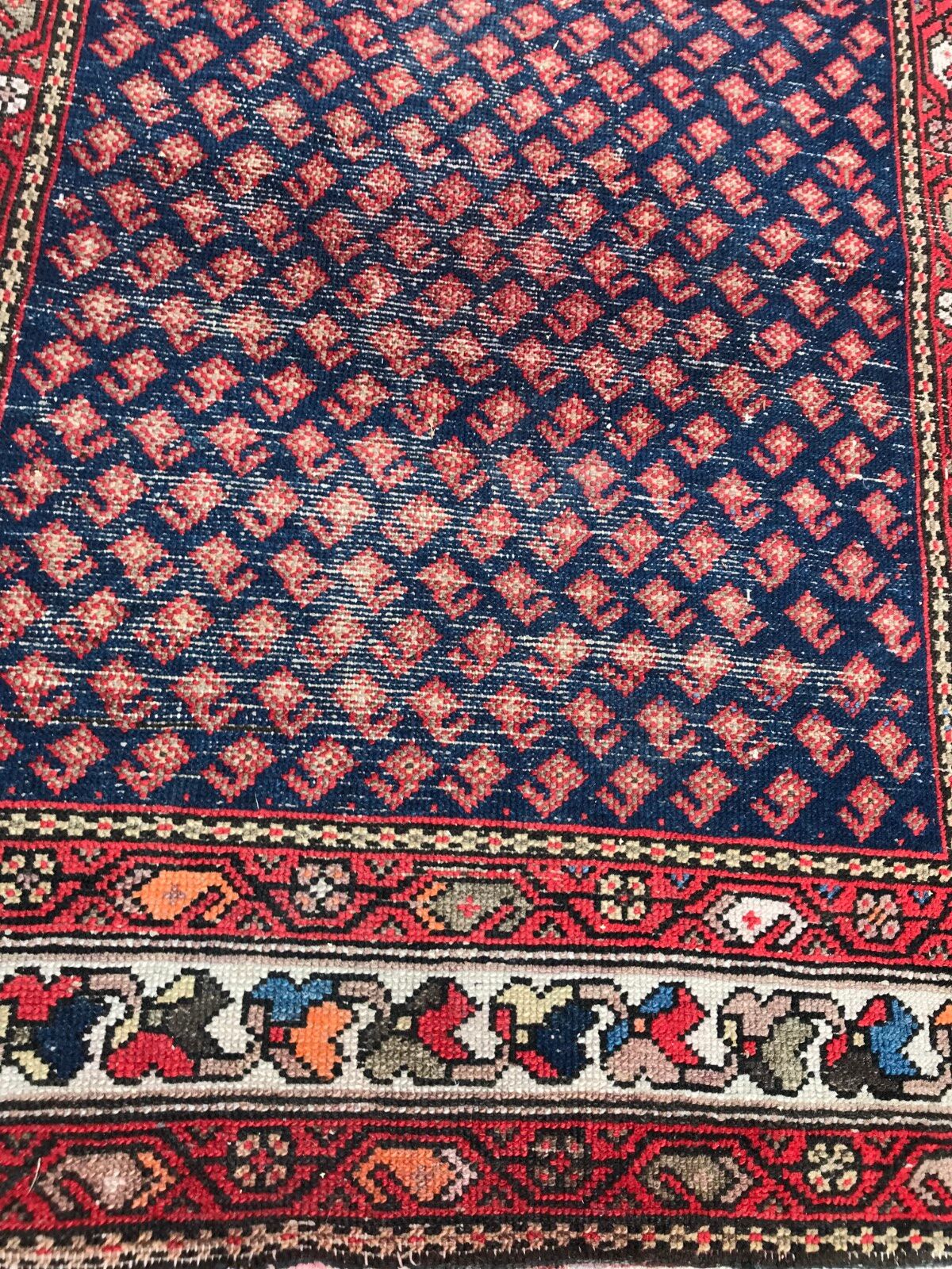 Carpet old malayer corridor Iran 106 X 390 CM