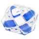 Vintage blue and clear glass ashtray, Italy, 1970s