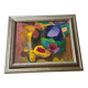 Bernard Ledain (1944–2024) – Abstract painting mixed media on canvas