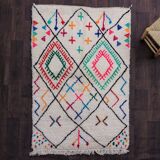 Carpet Beni Ouarain patterns Azilal 125x185 cm
