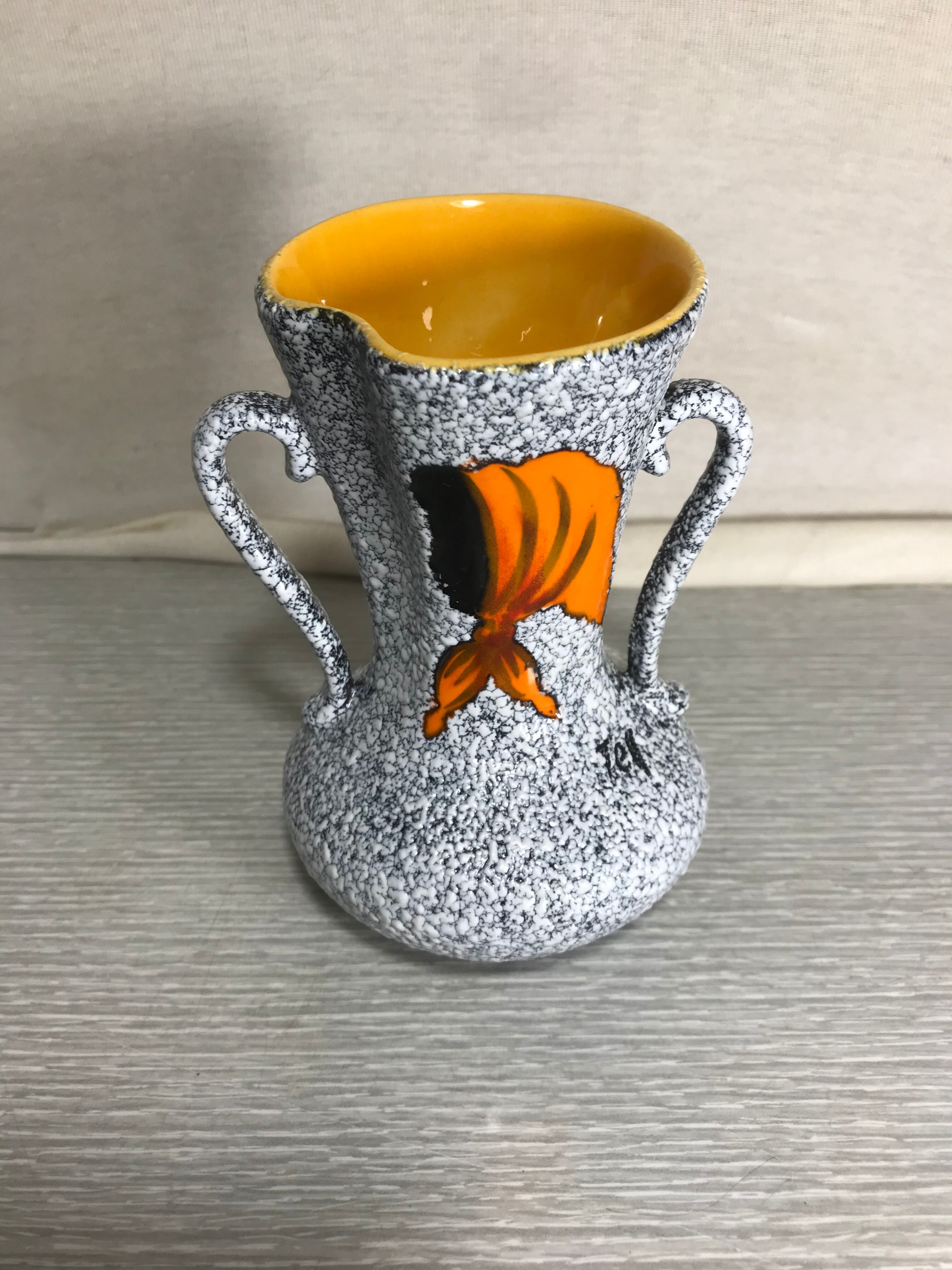 Lot 15 ancient ceramics enamelled Tess