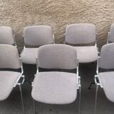 Series of 35 DSC 106 Chair by Giancarlo Piretti for Castelli from the 1970s