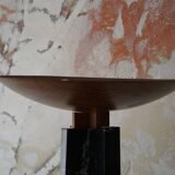 Massimo & Lella Vignelli, floor lamp in copper and marble, Wagneriana, Italy, 1986