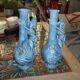 two porcelain vases