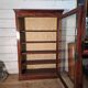 Late 19th century mahogany shop display cabinet.