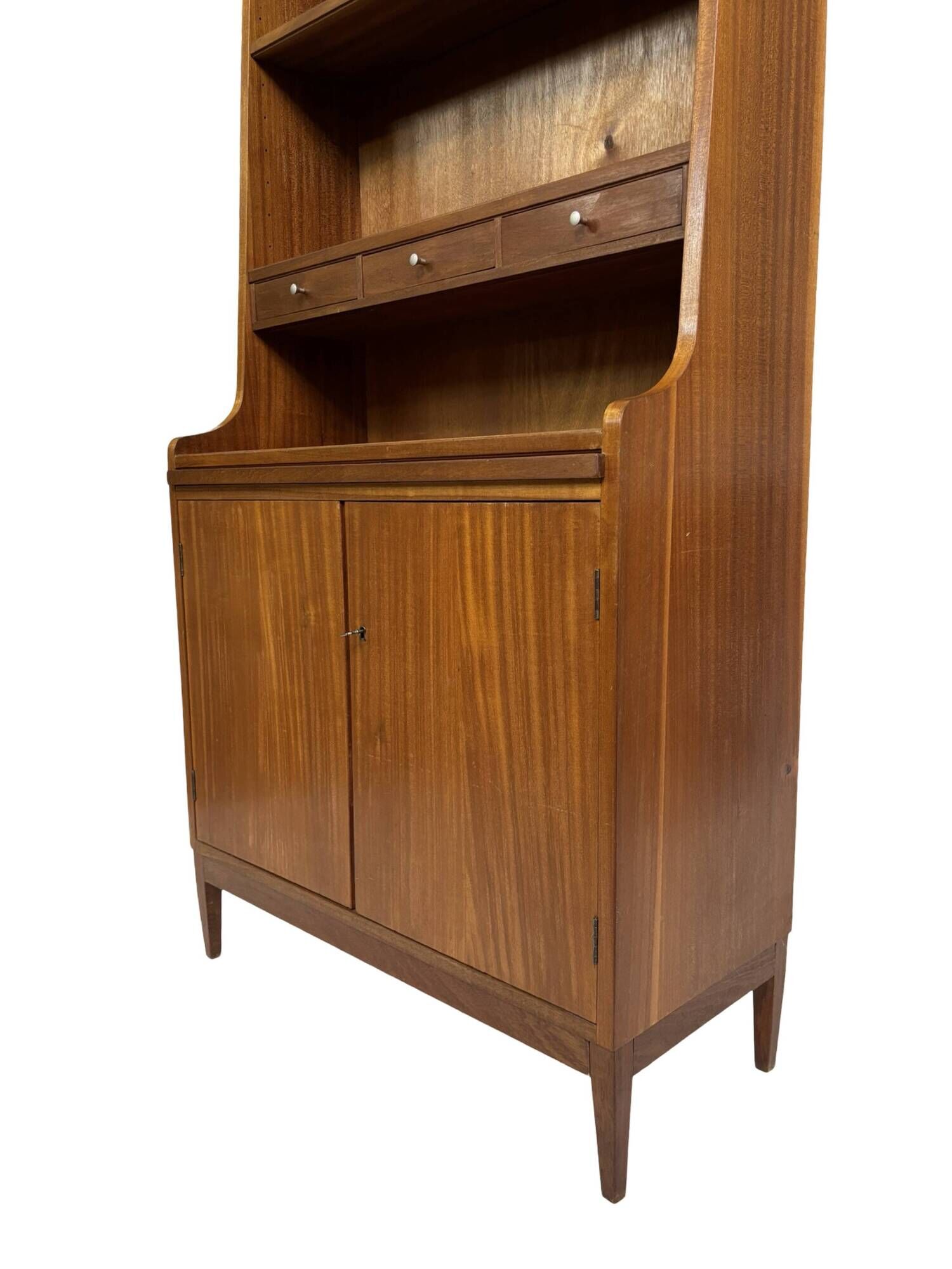Vintage Wall Cabinet Cupboard Workplace Swedish Design 1960s