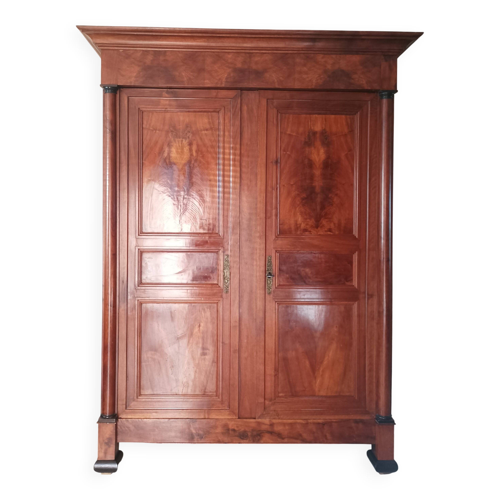 Empire walnut wardrobe