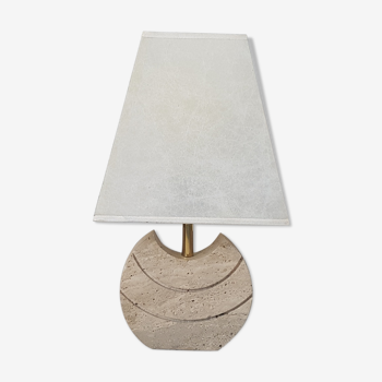 Lamp in travertine 70s