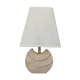 Lampe en travertin années 70