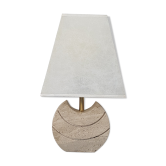 Lamp in travertine 70s