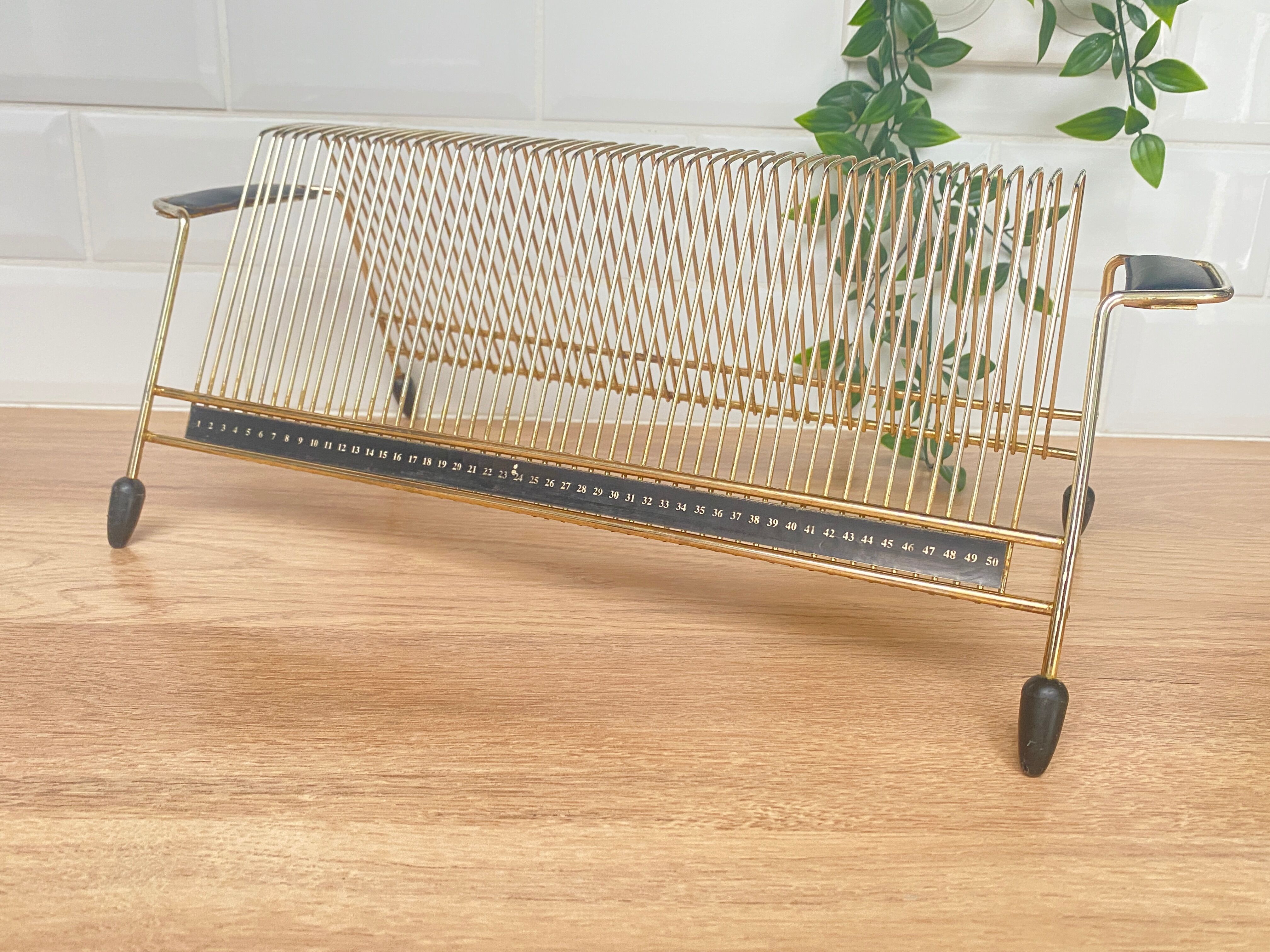 Vinyl records holder from the 50s-60s