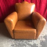 Pair of club armchairs