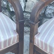 Paire de fauteuils français en Acajou d’époque restauration