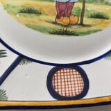 2 Henriot Quimper plates
