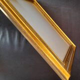 Antique frame with striated gilding