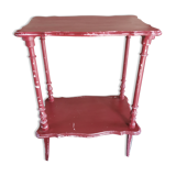 Guéridon old Basque red patina