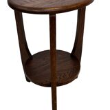 Art Deco Side Table Plant Table Oak 1950s Design