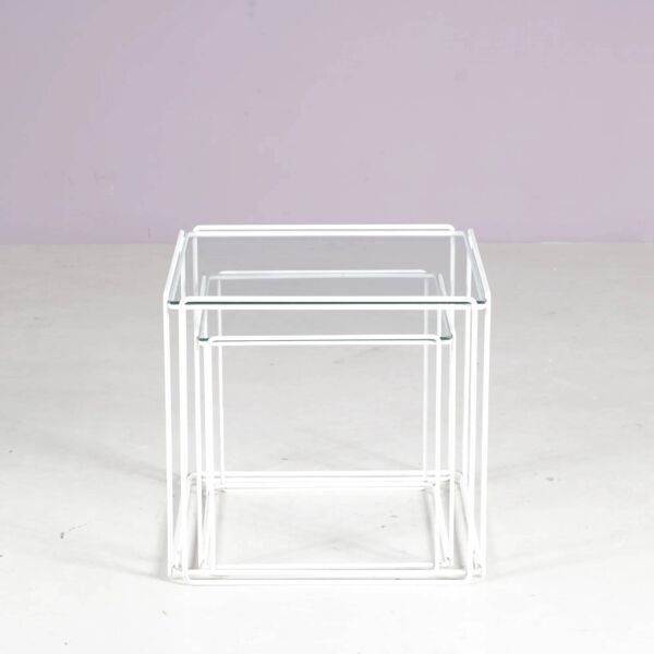 Paire de tables d'appoint ''Isocele'' des années 1960 par Max Sauze, France