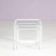 1960s pair of “Isocele” side tables by Max Sauze, France