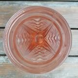 Pink glass vase