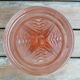 Vase verre rose