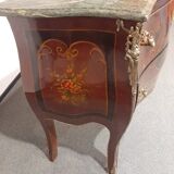 French-style bombé commode in the Louis XV style