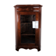 Antique Late Empire Corner Cabinet with Shelves in Mahogany from the 1840s