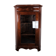 Antique Late Empire Corner Cabinet with Shelves in Mahogany from the 1840s