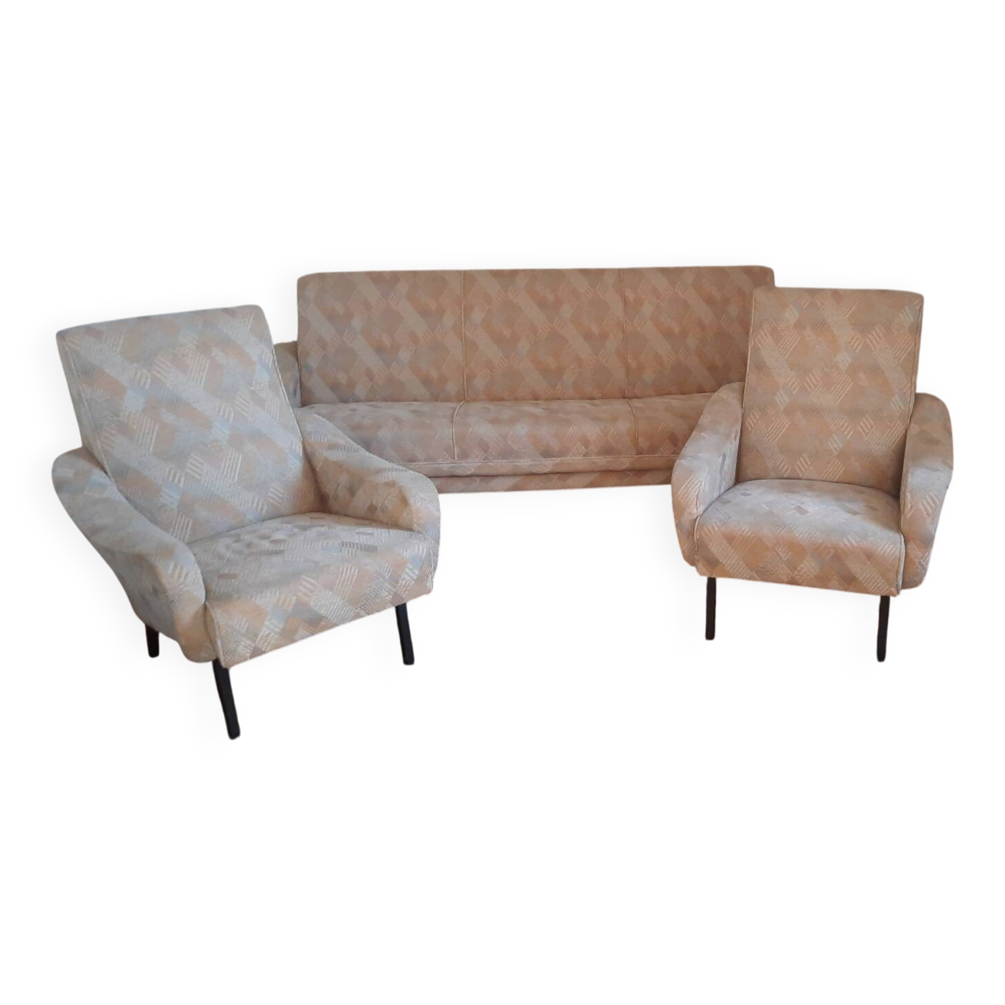 Sofa and two armchairs