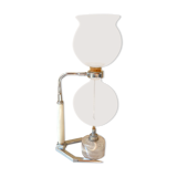 Hellem France vacuum coffee maker 8 cups vintage Pyrex glass 70s