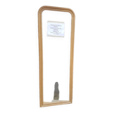 large mirror in molded oak Louis-Philippe style