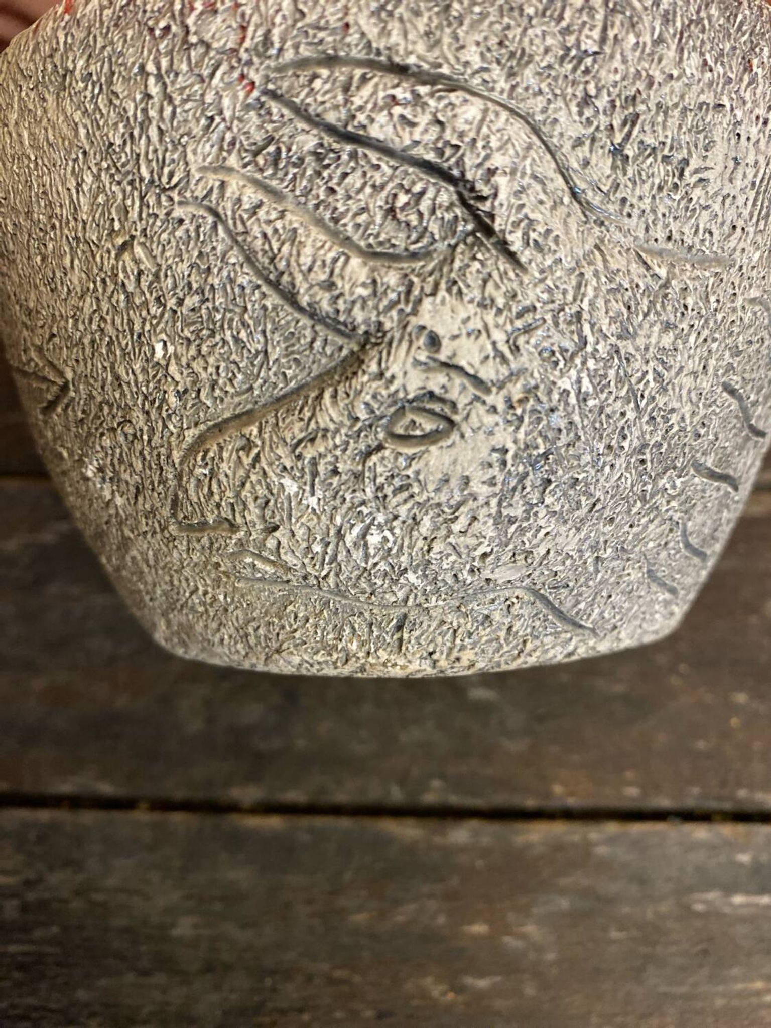 Francis Triay Ceramic Ashtray Coupe Vide Poche 1960s Vintage Rock Art