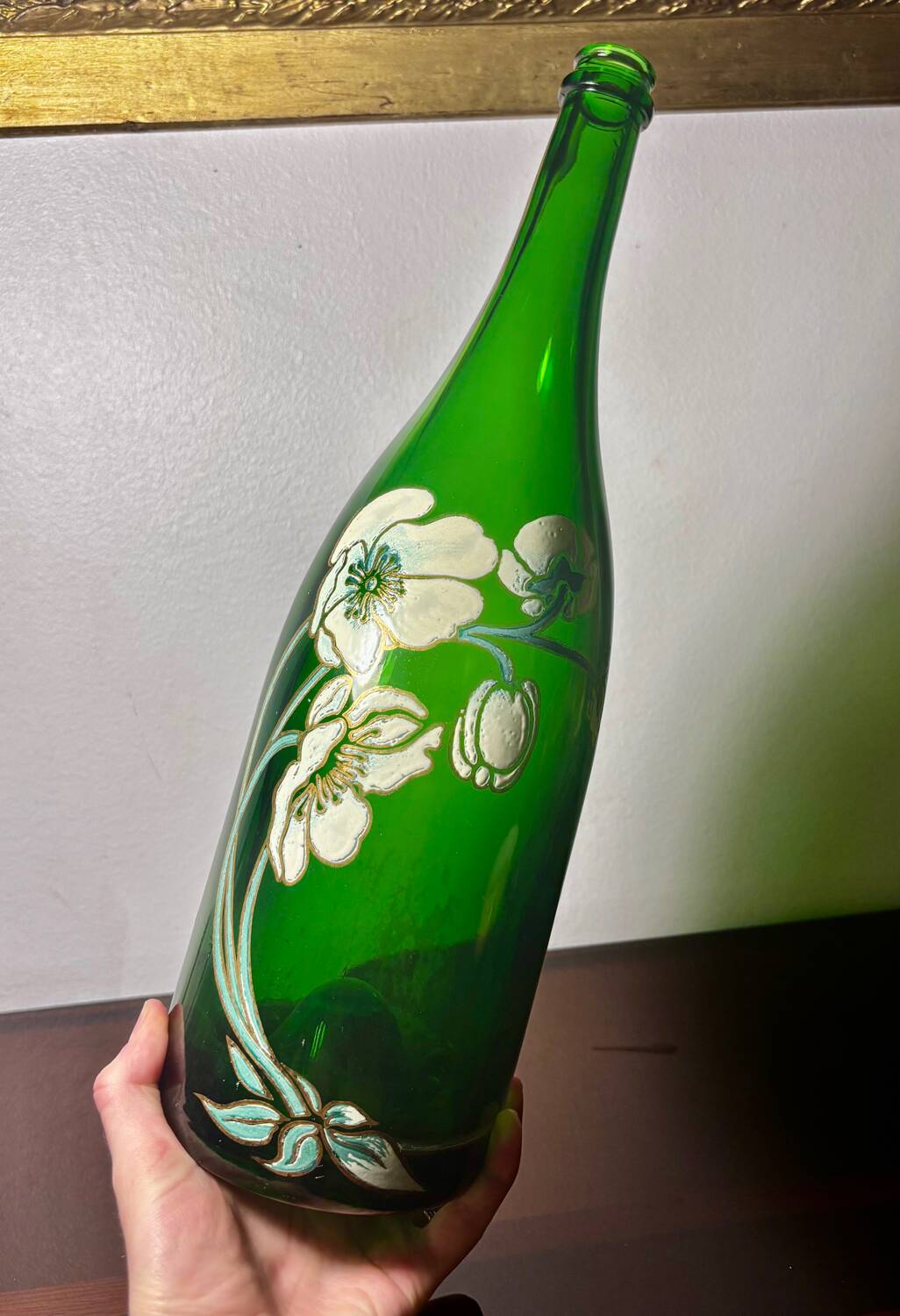 Collectible bottle of Émile Gallé champagne