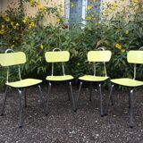 Yellow formica chairs