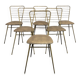 Série de 6 chaises design italien des années 60