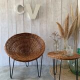 Pair of armchairs "baskets"