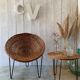 Paire de fauteuils "corbeilles"