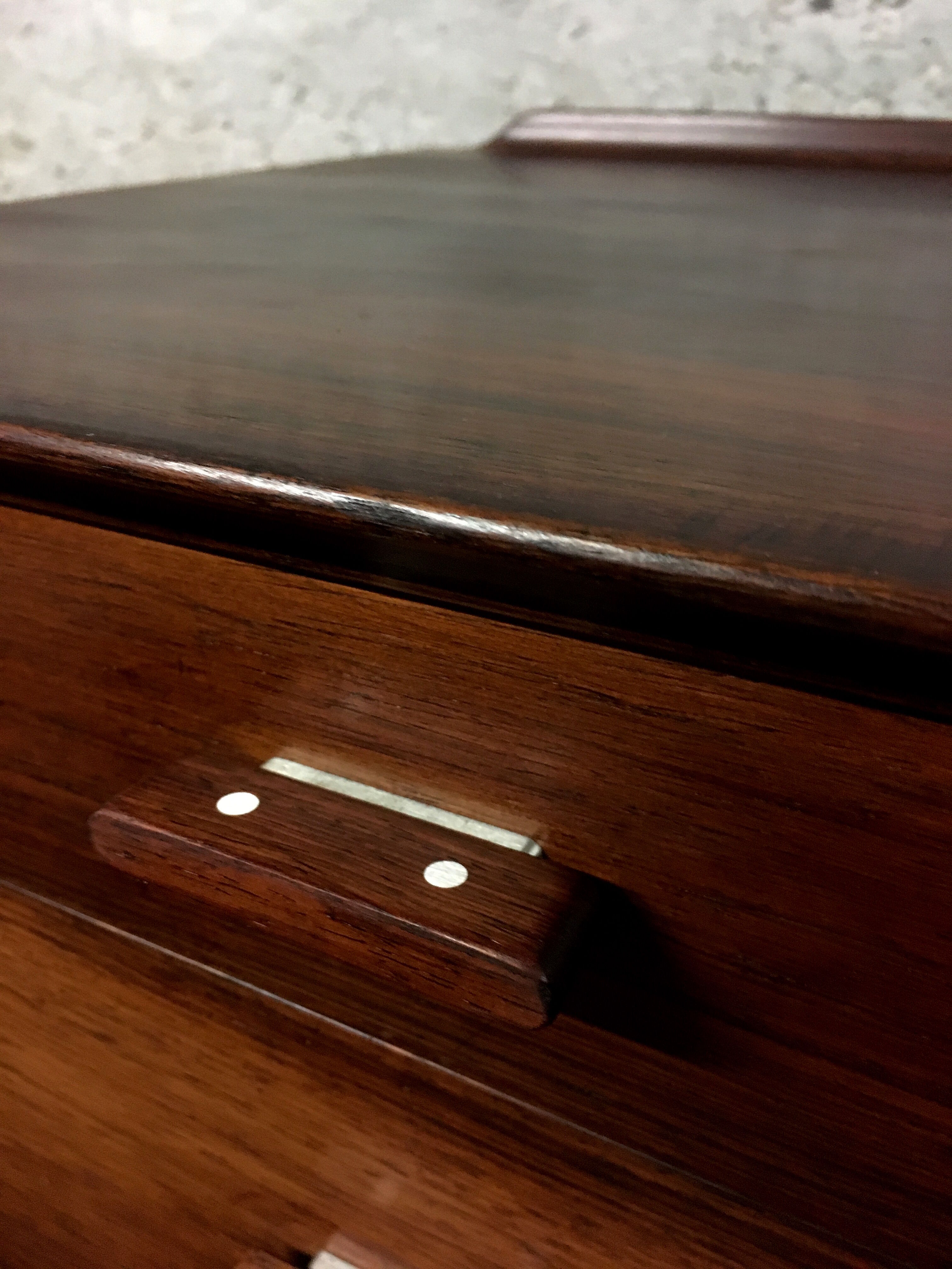 Executive desk in rosewood by Arne Vodder for Sibast Møbler