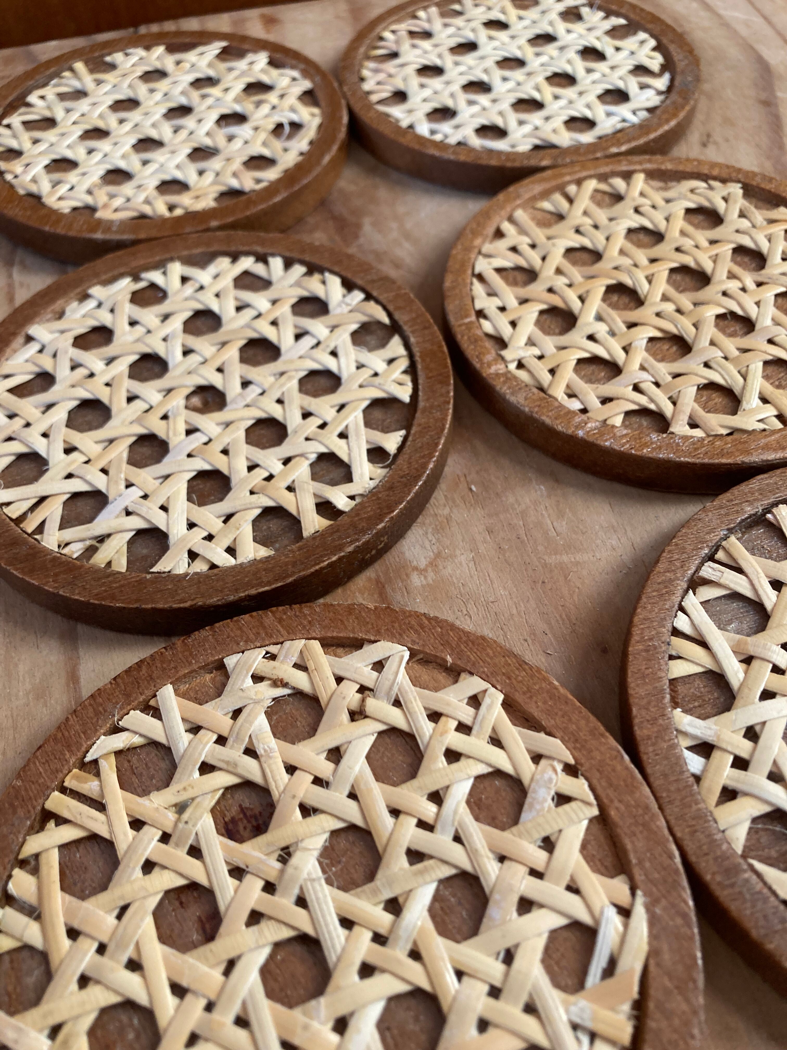 6 under wooden glasses and canning