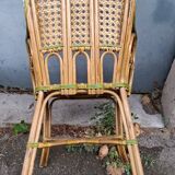 Vintage rattan lounge