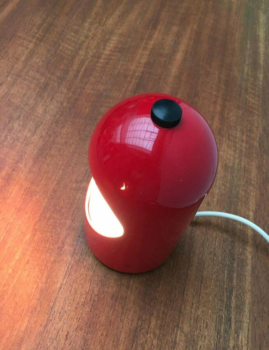 Vintage Space Age Table Lamp Model Selene / Interplay 1 Eclipse by Lightolier and Abm/Bilumen, Milan, Italy