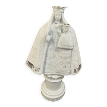 Statue of Notre Dame de Chartres signed MP