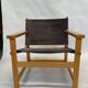 Vintage Safari Chair 1980s Hyllinge Møbler Denmark