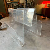 Magazine holder in altuglas 70s