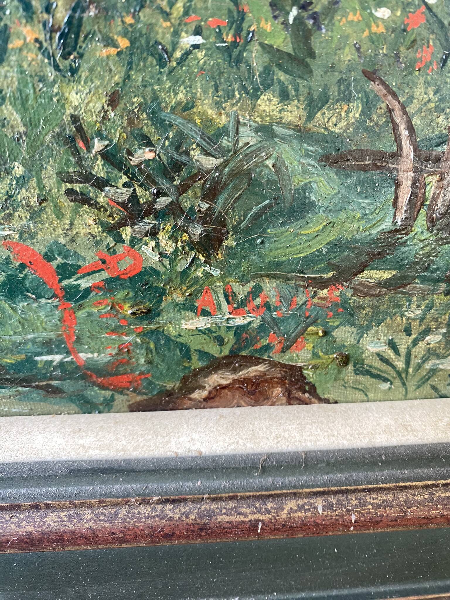 Landscape of houses by the lake