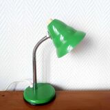 Vintage green cocotte lamp 1950