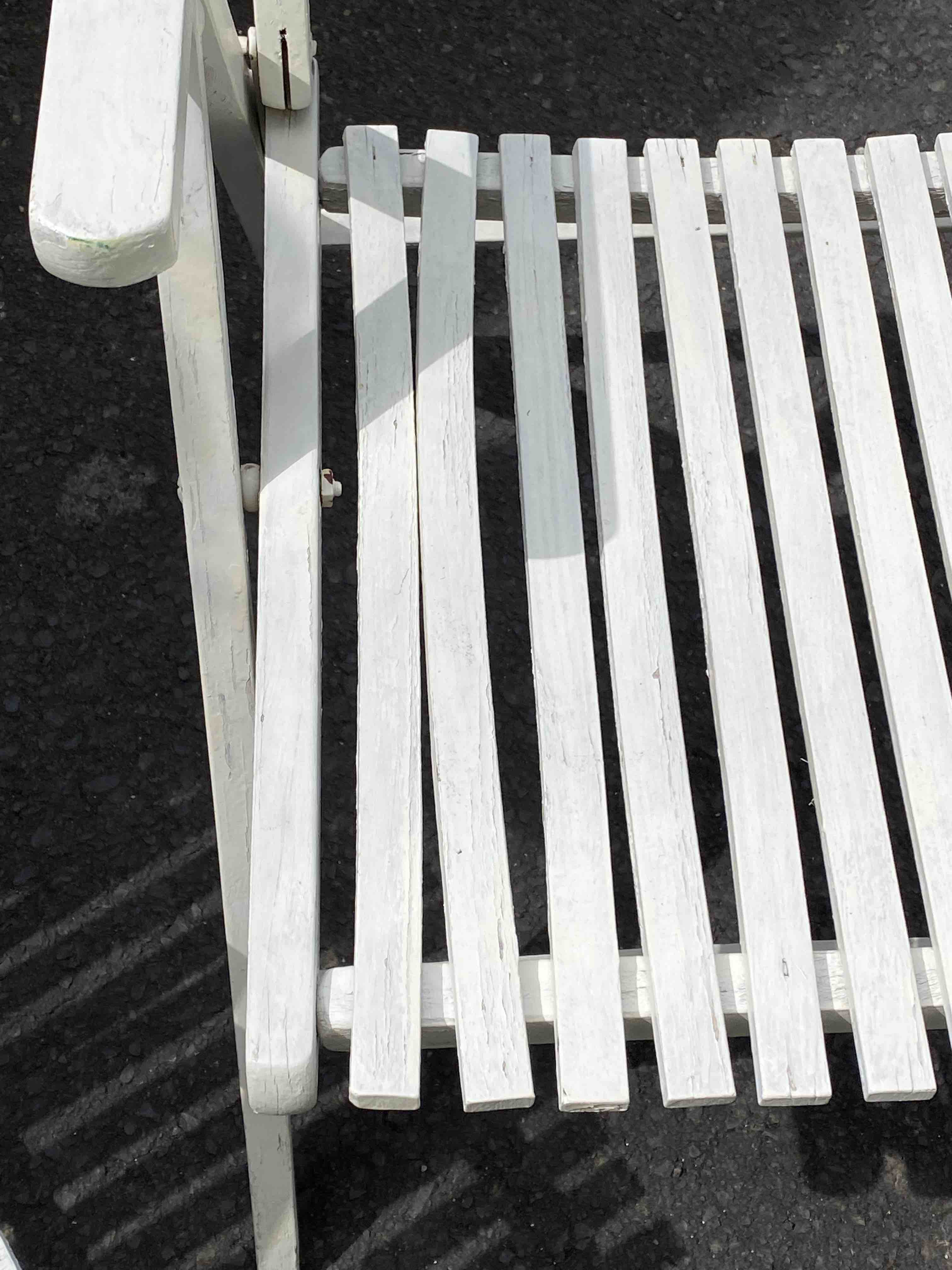 Folding vintage garden furniture