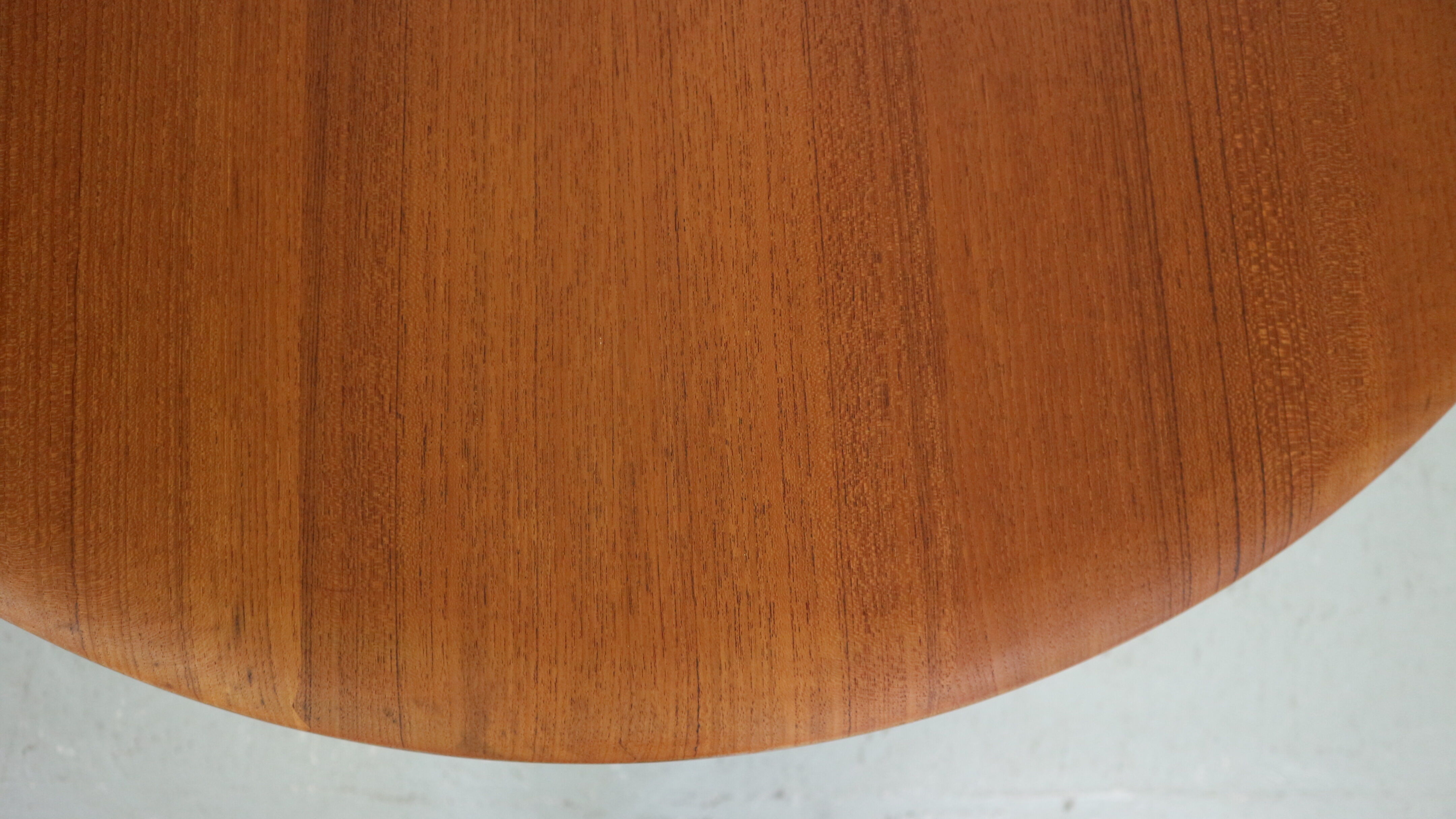 Peter Hvidt& Orla Mølgaard Nielsen Teak Round Coffee Table for France& Son, 1950