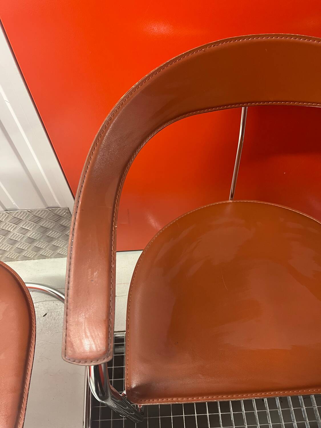 Rare set of 4 “Canasta” chairs by Arrben