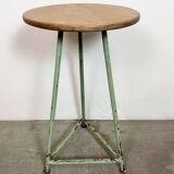 Green Industrial Workshop Stool, 1960s